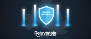 Rejuvenate IT receiving a national service excellence award.